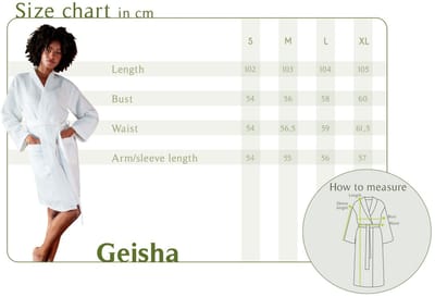 Kayori Geisha Badjas Wafel - Unisex - Biologisch Katoen - Zand - XXL - Kort