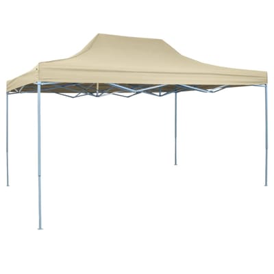 vidaXL - Vouwtent - pop-up - 3x4,5 - m - crèmewit