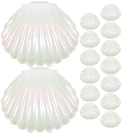 Cosensi- Snoepdozen 15 Stuks - Robuuste Plastic Schelpen - Feestdozen - Trouwen - Verjaardagsfeest - Decoratie - Cadeauboxen