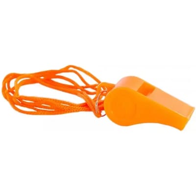 Packstandaard Plastic Fluitjes Naranja Fluor - 30