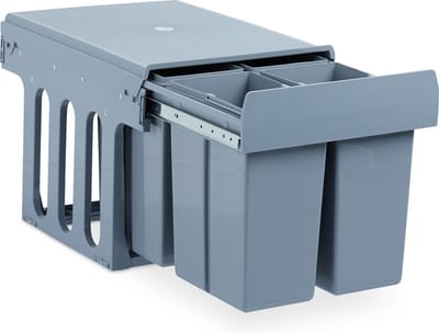 Inbouw prullenbak - 4 x 8 l - uitschuifbaar