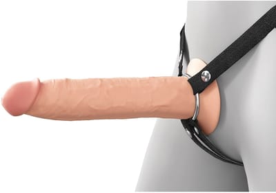 Pipedream - Fantasy X-Tensions - Silicone Holle Strap-On - 24 cm - Lichte Huidskleur
