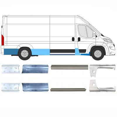 Reparatiepaneel set voor Opel Movano 2021-2026 / Links + Rechts