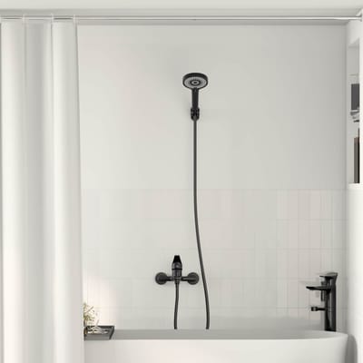 vidaXL - Douchkop - Set - Zwart - G - 1/2 - inches
