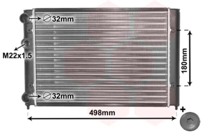 Van Wezel - RADIATOR VOOR VW GOLF III 1991-1997 6N0121253