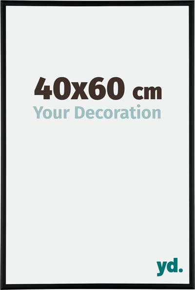 Your Decoration - Fotolijst 40x60 cm - Aluminium - Zwart Mat - Kent
