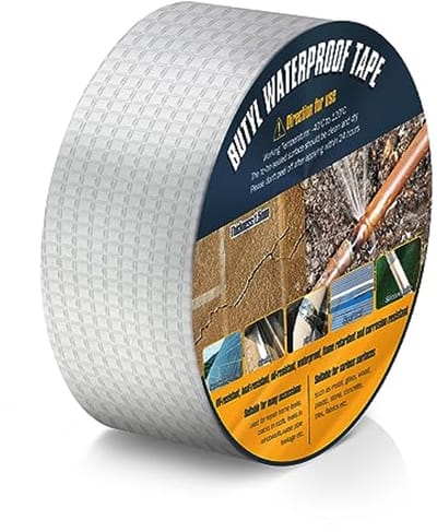 Butyl knipperende tape 50 mm x 5 m - waterdichte reparatape voor dak en zwembaden
