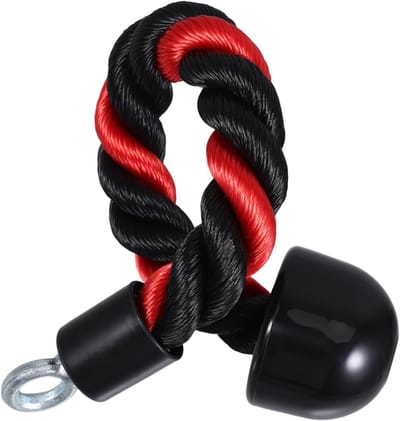 Fitness Touw - Trainingskabel - Spierontwikkeling Armen - Single Handgreep - 38 cm - Multicolor