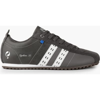 Q1905 Sneaker typhoon sp middengrijs/koningsblauw/wit