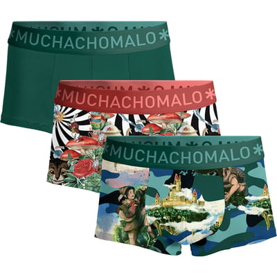 Muchachomalo Heren Trunks - 3 Pack - Maat 3XL - 95% Katoen - Mannen Onderbroek