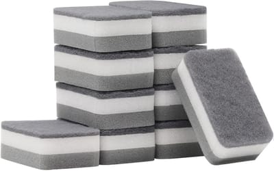 10 Stuks Magische Schoonmaak Sponsen, Chemievrije Melamine Sponsen voor Badkamer, Keuken en Muurreiniging - Extra Dikke Sponsen voor Alle Oppervlakken