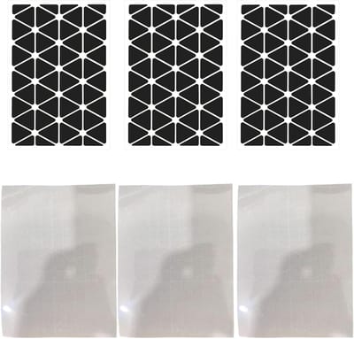 Reflecterende plakstrips voor helmen, fietsen en kinderwagens - Veiligheidstape voor nachtgebruik, 3 stuks, 0,15 mm dik