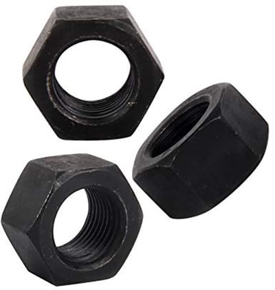 Dailygoods- Zeskantmoeren Koolstofstaal - Zeskantkop - Schroefdraad - 50 Stuks - Corrosiebestendig - Voor diverse toepassingen - Moeren