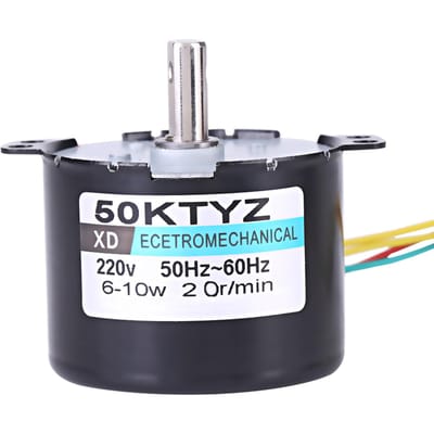 AC220V 10W 0.5A Permanente Magneet Synchrone Motor CWCCW 20rmin