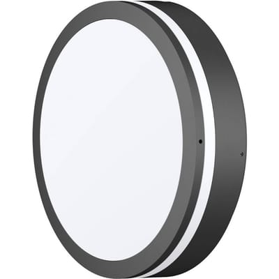 LED buiten wandlamp CMD 9084, antraciet, Ø 25 cm, IP65