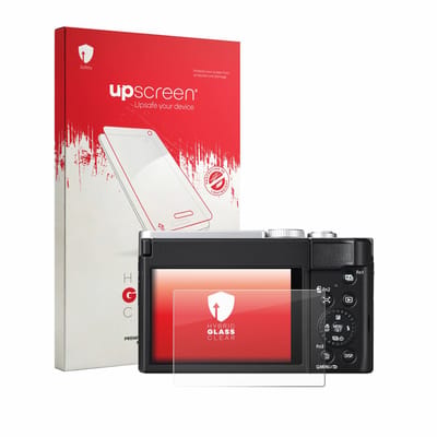 upscreen - Screenprotector voor Panasonic Lumix DC-TZ99E-S - Folie Beschermfolie Beschermglas transparant