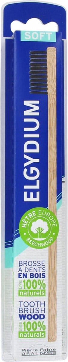 ELGYDIUM Eco-verantwoorde tandenborstel uit hout