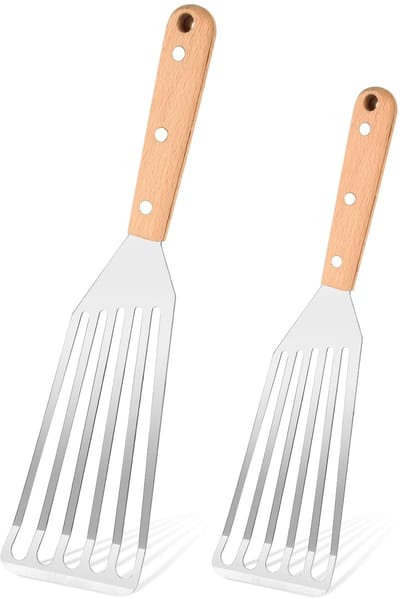 Allecto - Spatula - Keukenhulpmiddel - 2 Stuks - Duurzaam en Afwasmachinebestendig - Ideaal voor Bakken en Koken - Perfect voor Thuisgebruik