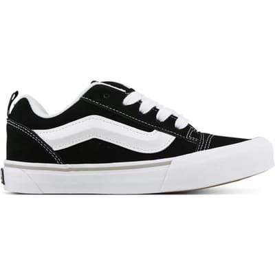 Vans Knu Skool Kindersneakers - Zwart - Maat 34.5 - Leer