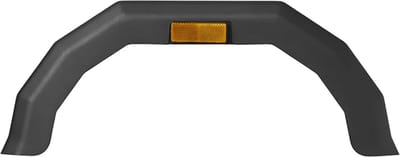 ProPlus Spatscherm - 62 x 17.2 x 23.8 cm - Trailerspatbord - Spatborden - Trailerspatscherm - Hoekig - Kunststof - Lichtgewicht - E-mark Goedgekeurd - 10 Inch Wielen - Zwart