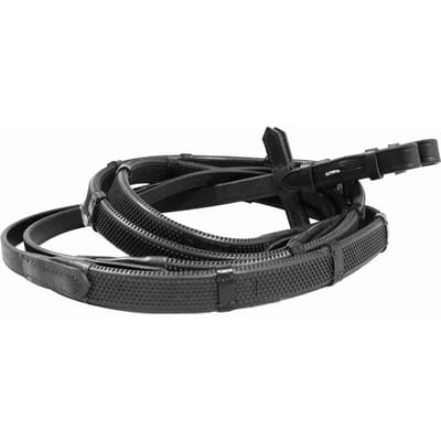 Rubber teugels voor paard met kleine uitsteeksels T de T