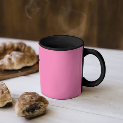 Magische Mok - Foto op Warmte Mokken - Koffiemok - Citroen - Geel - Fris - Magic Mok - Beker - 350 ML - Theemok
