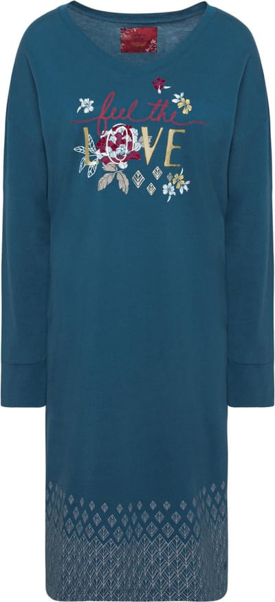 Triumph Nightdresses NDK LSL 10 CO/MD Dames Nachthemd - Maat 44
