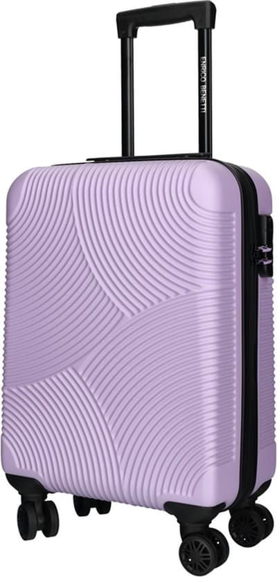 Enrico Benetti Handbagage koffer / Trolley / Reiskoffer - 55 x 36.5 x 20 cm - Louisville - Lila