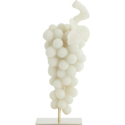 Light & Living - Ornament GRAPE - 15x13x35cm - Wit