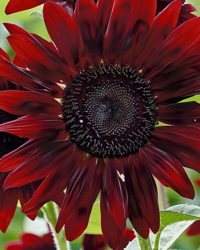 2 sets - Zonnebloem Moulin Rouge Zaden Helianthus Annuus Eenjarig 150 Cm