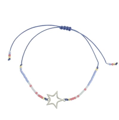 Behave - Armbandje met ster - Vriendschapssieraad - Kleuraccent zomer