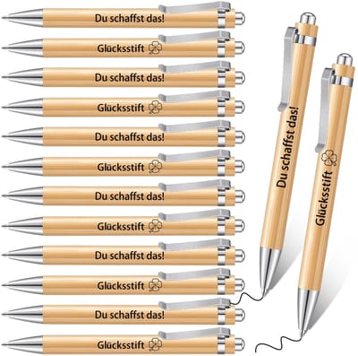 Tenare Pack of 12 Lucky Pen Inspirational Ballpoint Pen Gifts Ballpoint Pen with Saying, Exam Recovery, Cheer Up - ShopVlot
