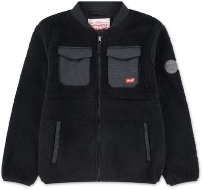 Levi´s ® Kids Utility Sherpa Jas Zwart 10 Years Jongen
