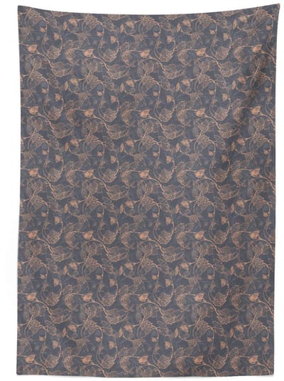 ABAKUHAUS Rebe Tafelkleed – 140x240 cm – Satinmix, Perzik‑Grijs