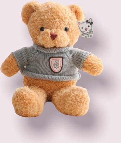 Knuffelbeer | Pluche Beer met trui 40 cm