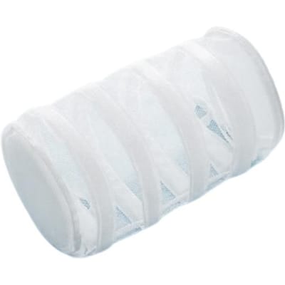 Sac à linge pour chaussures, sac de rangement pour la maison, sacs à linge en maille pour chaussures, sous-vêtements, soutien-gorge, chaussures, outil de séchage, sacs de lavage portables white
