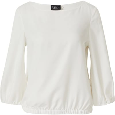 s.Oliver Blouses Offwhite Maat: 46 | Blouses Outlet | Dames | Wit