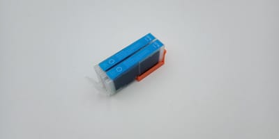 KATRIZ® huismerk inkt voor|Canon CLI-571C XL(transparent)|11ml | ( 2stuks) - Met chip