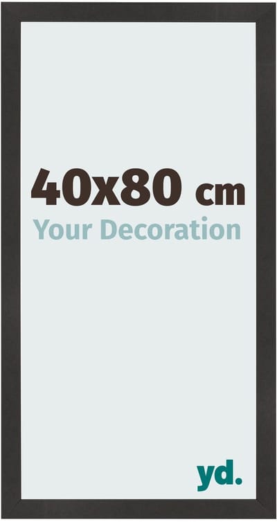 Your Decoration - Fotolijst 40x80 cm - MDF - Zwart Mat - Bologna