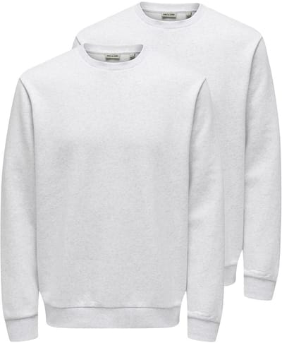 Only & Sons Heren sweatshirt 2 pack Ceres