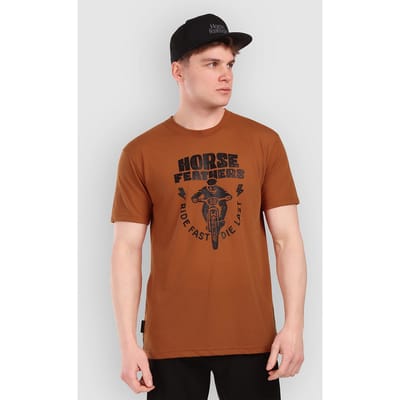 Horsefeathers Full Send Tech T-shirt (roest) - L