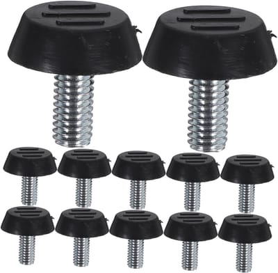 Meubel Levelers - Verstelbare Poten - Meubels Stabiliseren - Eenvoudige Hoogteaanpassing - 16 Stuks - Zwart