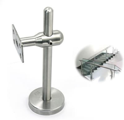Verstelbare RVS Leuningdrager voor Trap en Wandbeugels - Ondersteuning voor Trappen, Corridor en Loft Handrails