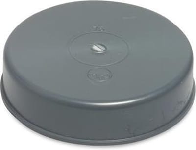 Eindkap PVC-U 80 mm lijmmof grijs