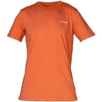 Columbia Heren Rapid Ridge rug T-shirt met opdruk (Oranje)