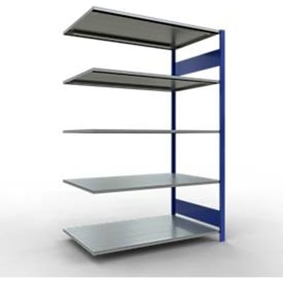SCHULTE Lagertechnik - Aanbouwsysteem zonder schroeven - 2000x1300x800 mm, type 150 kg