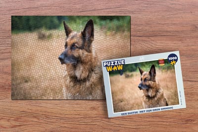 Puzzel Een Duitse met zijn oren omhoog - Legpuzzel - Puzzel 1000 stukjes volwassenen