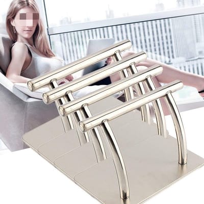 Dailygoods- Voetsteun Set 4-delig - Professionele Kappersaccessoires - Robuust en Duurzaam - Elegant Design - Voor Schoonheidsbehandelingen - Comfortabele Structuur - Salonaccessoires
