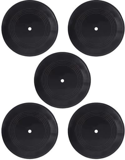Dailygoods- Vinylplaat 5 Stuks - Wanddecoratie - Muurdecoratie - Vintage Platen - Vinylmateriaal - Uniek Ontwerp 7 Inch