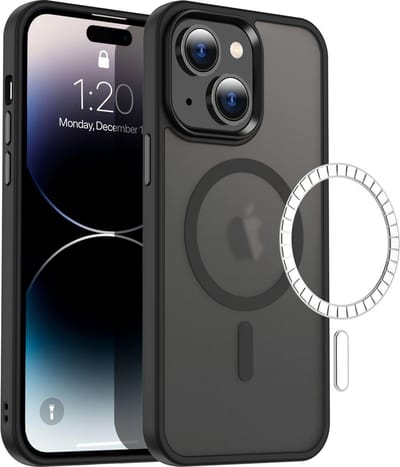 Casify Matte Hoesje geschikt voor MagSafe iPhone 15 Plus Hoesje - Mat Zwart